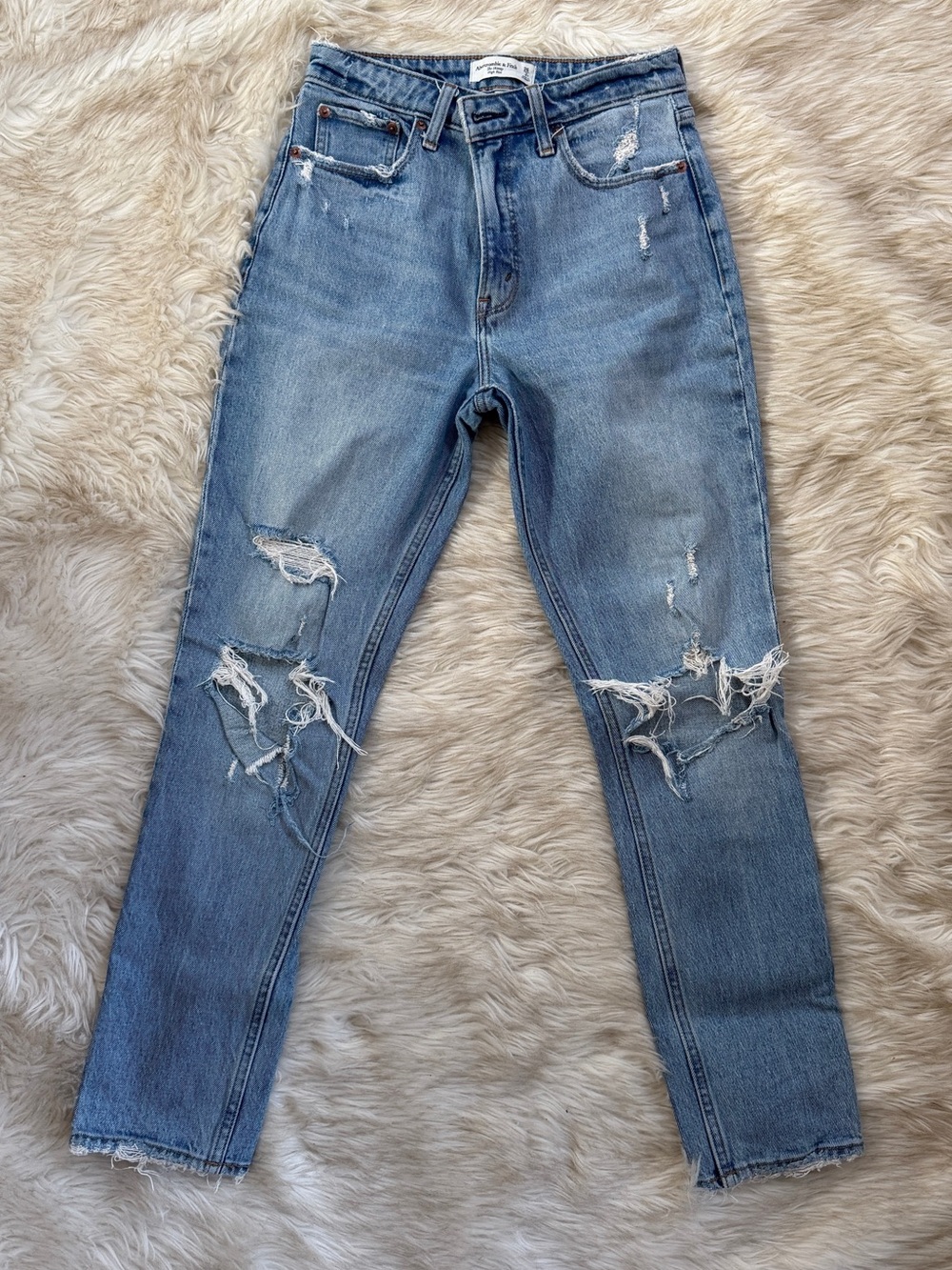 A&F The Skinny High Rise Curve Love